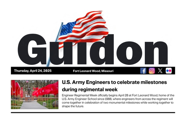 Fort Leonard Wood GUIDON - April 24, 2025