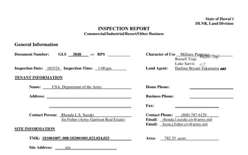 U.S. Army Garrison Hawaii Public Notices - 05.13.2025