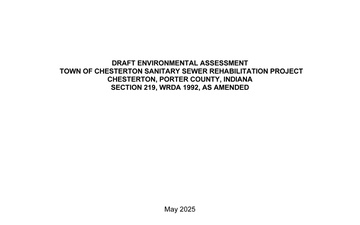 U.S. Army Corps of Engineers, Chicago District - Draft Documents - 05.14.2025