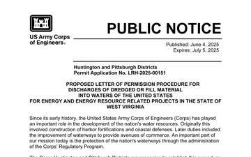U.S. Army Corps of Engineers, Huntington District - Draft Documents - 06.04.2025