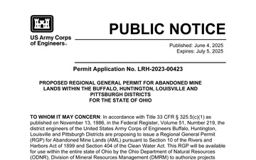 U.S. Army Corps of Engineers, Huntington District - Draft Documents - 06.04.2025