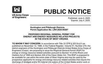 U.S. Army Corps of Engineers, Huntington District - Draft Documents - 06.04.2025