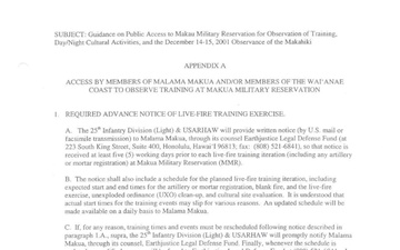 U.S. Army Garrison Hawaii Public Notices - 06.05.2025