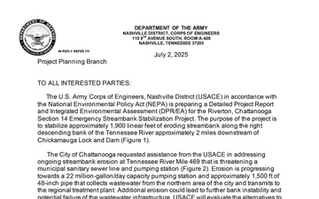 U.S. Army Corps of Engineers, Nashville District - Draft Documents - 07.08.2025