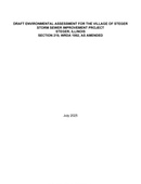 U.S. Army Corps of Engineers, Chicago District - Draft Documents - 07.09.2025