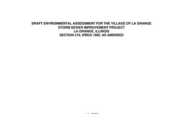 U.S. Army Corps of Engineers, Chicago District - Draft Documents - 07.21.2025