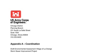 U.S. Army Corps of Engineers, Chicago District - Draft Documents - 07.21.2025