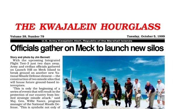 The Kwajalein Hourglass - October 5, 1999