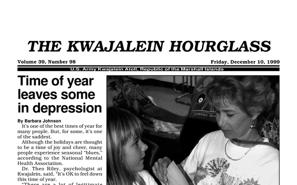 The Kwajalein Hourglass - December 10, 1999