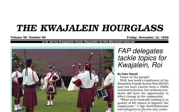 The Kwajalein Hourglass - November 12, 1999