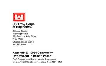 U.S. Army Corps of Engineers, Chicago District - Draft Documents - 09.10.2025