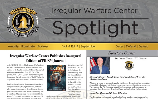 Irregular Warfare Center Spotlight - October 13, 2025