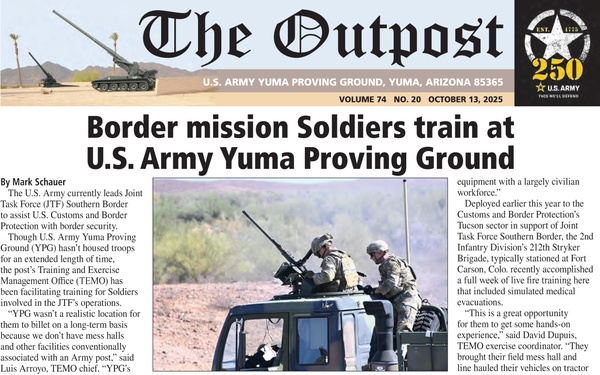 The Outpost - U.S. Army Yuma Proving Ground - October 13, 2025