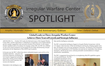 Irregular Warfare Center Spotlight - 11.18.2025