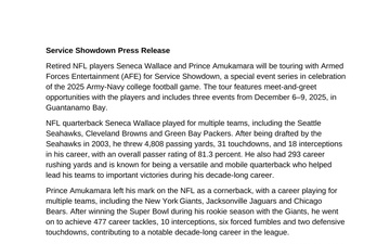 Armed Forces Entertainment News - 11.20.2025