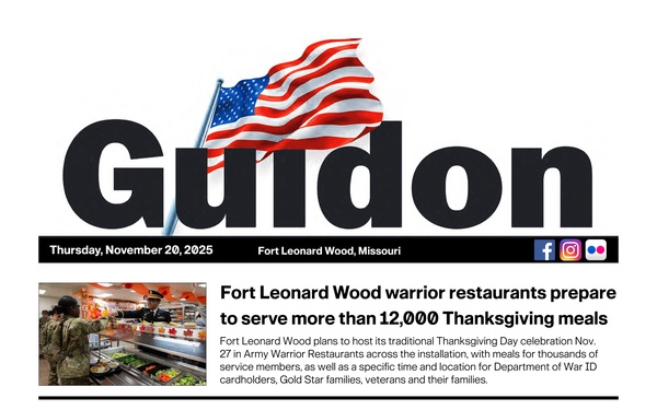 Fort Leonard Wood GUIDON - November 20, 2025