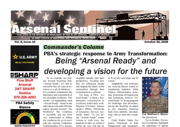 Arsenal Sentinel - October 30, 2025