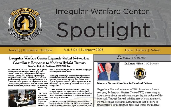 Irregular Warfare Center Spotlight - January 16, 2026