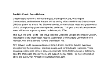 Armed Forces Entertainment News - 01.13.2026