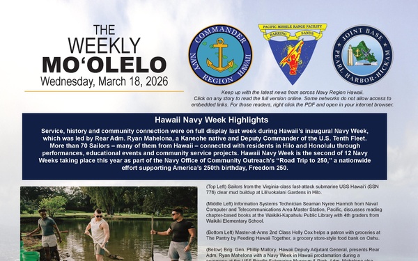 Mo'olelo - March 18, 2026