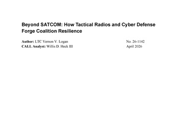 CALL Publications - 04.07.2026