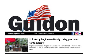 Fort Leonard Wood GUIDON - 04.30.2026