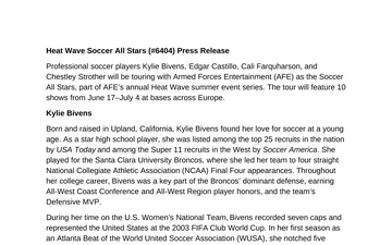 Armed Forces Entertainment News - 05.18.2026