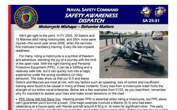 Safety Awareness Dispatch - 10.22.2025
