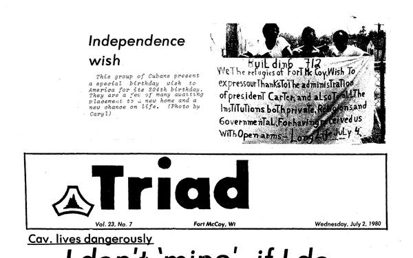 Fort McCoy Triad Newspaper - July 2, 1980