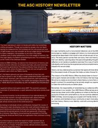 ASC History Newsletter