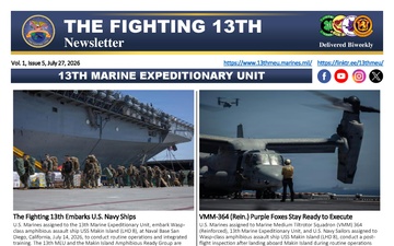 THE FIGHTING 13TH Newsletter - 07.27.2026