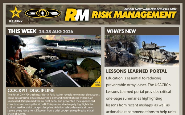 Risk Management Newsletter - August 17, 2026