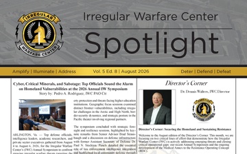 Irregular Warfare Center Spotlight - 08.28.2026