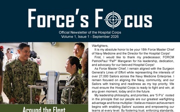 Navy Medicine Force's Focus - 08.31.2026