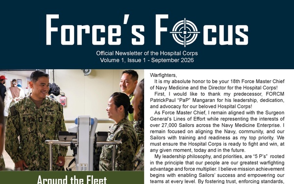 Navy Medicine Force's Focus - August 31, 2026