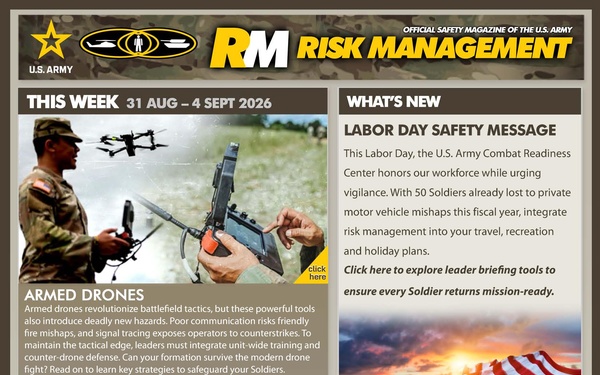 Risk Management Newsletter - September 1, 2026