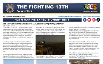 THE FIGHTING 13TH Newsletter - 09.07.2026