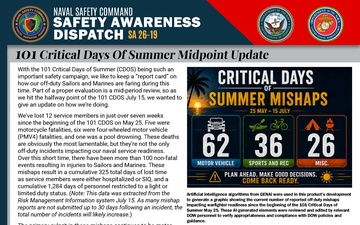Safety Awareness Dispatch - 07.23.2026