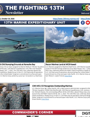 DVIDS - Publications - Oct 5, 2026 - THE FIGHTING 13TH Newsletter