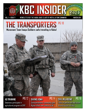 Kabul Base Cluster Insider March 2011
