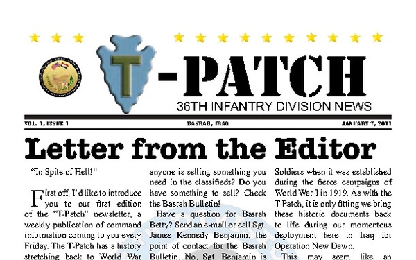 T-Patch  - January 7, 2011