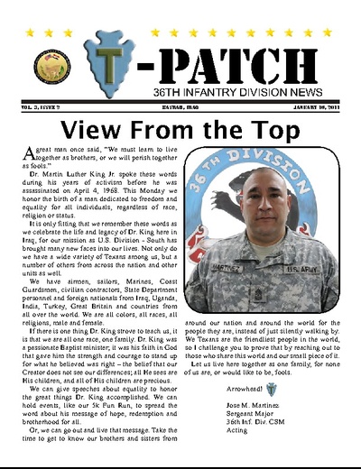Jan 16, 20011 T-Patch Newsletter
