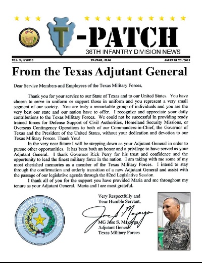 Jan 23, 2011 T-Patch Newsletter