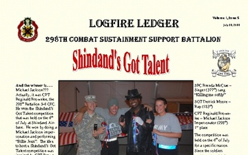 298th CSSB Logfire Ledger  - 07.31.2011