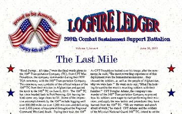 298th CSSB Logfire Ledger  - 06.30.2011