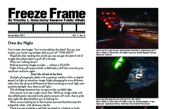 Freeze Frame - November 1, 2011