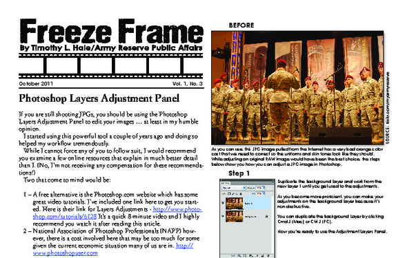 Freeze Frame - October 1, 2011