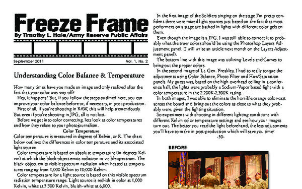 Freeze Frame - September 1, 2011