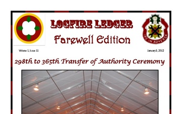 298th CSSB Logfire Ledger  - 01.08.2012
