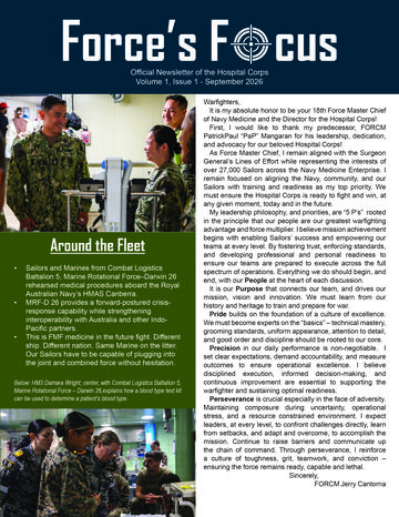 Navy Medicine Force's Focus